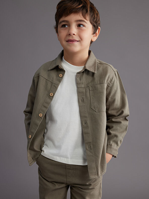 LCW Kids Erkek Çocuk Gömlek Tişört ve Pantolon