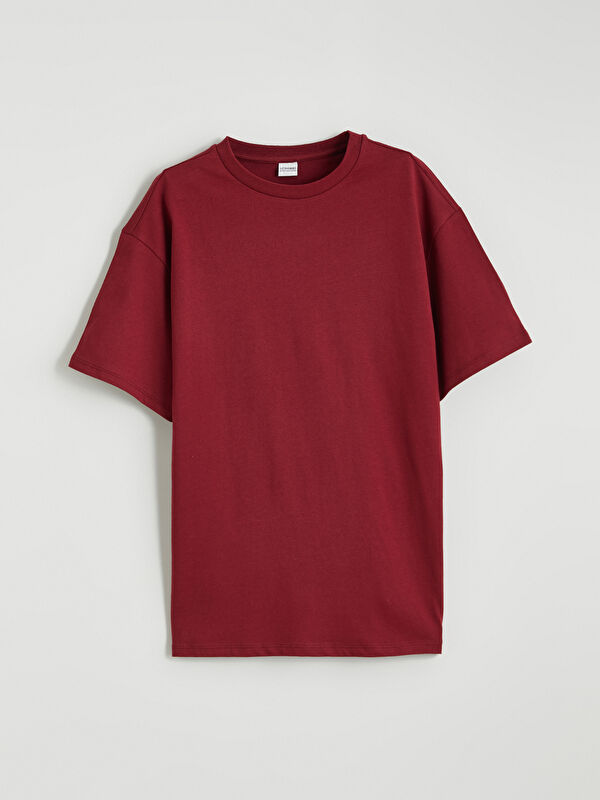 LCW Kids Oversize Basic Kız Çocuk Tişört
