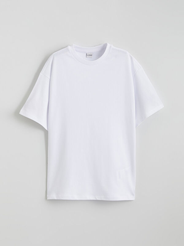 LCW Kids Oversize Basic Kız Çocuk Tişört