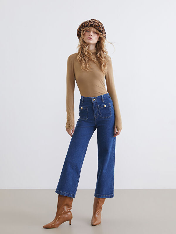 LCW Jeans Wideleg Kadın Jean Pantolon