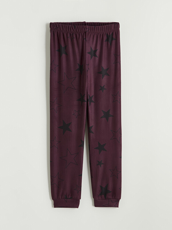 LCW Kids Yıldız Desenli Kız Çocuk Pijama Altı