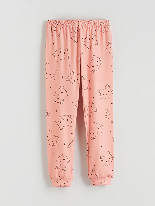LCW Kids Beli Lastikli Kız Çocuk Pijama Alt