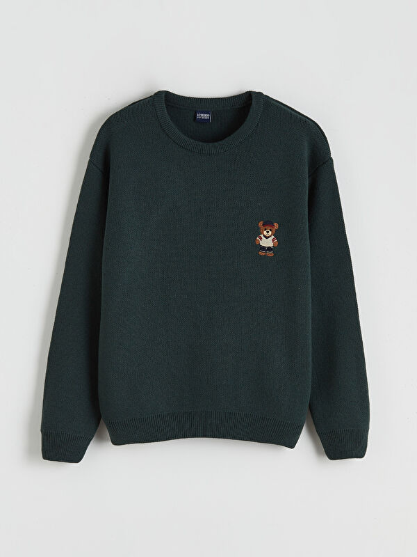 XSIDE Teddy Baskılı Erkek Çocuk Triko Kazak