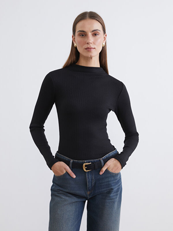 LCW EVERYDAY Dik Yaka Kadın Body
