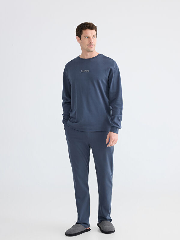 LC WAIKIKI Standart Kalıp Erkek Baskılı Pijama Takım