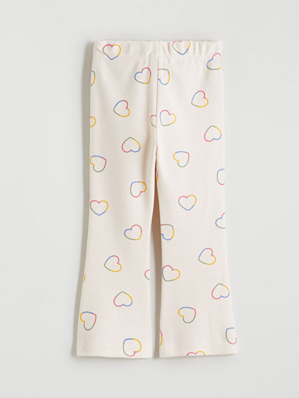 LCW Kids Printed Girls' Flare Leggings