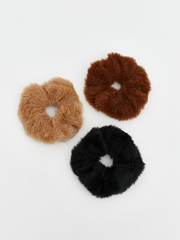 LCW JOY Pour Femmes Lot de 3 Pièces de Chouchous en Peluche