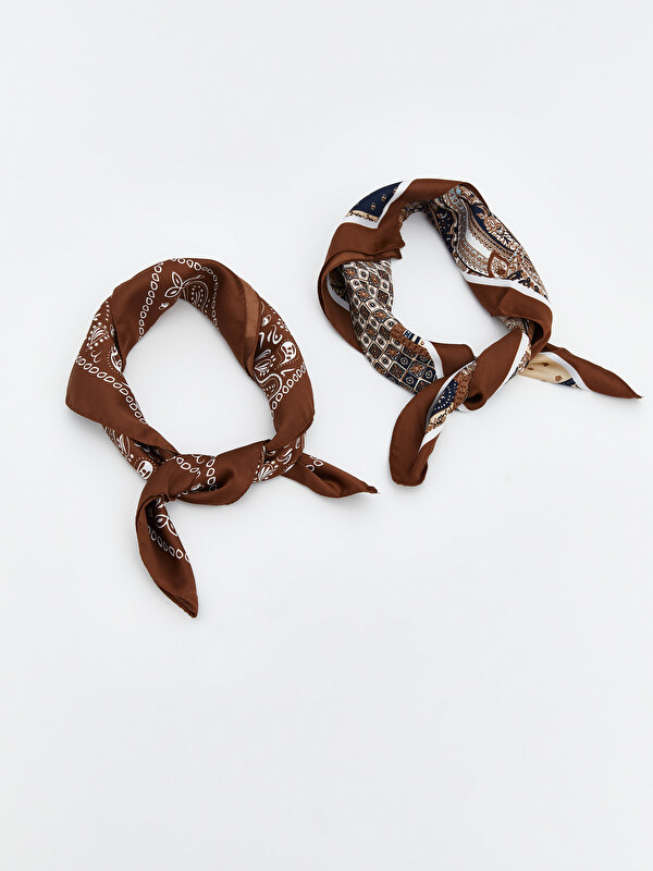 LCW ACCESSORIES Desenli Kadın Bandana 2'li