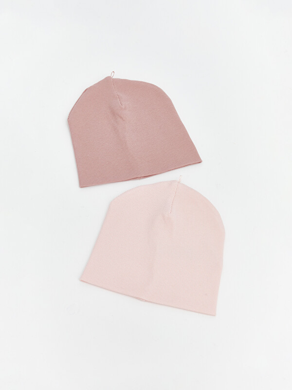 LCW ACCESSORIES Basic Kız Bebek Bere 2'li