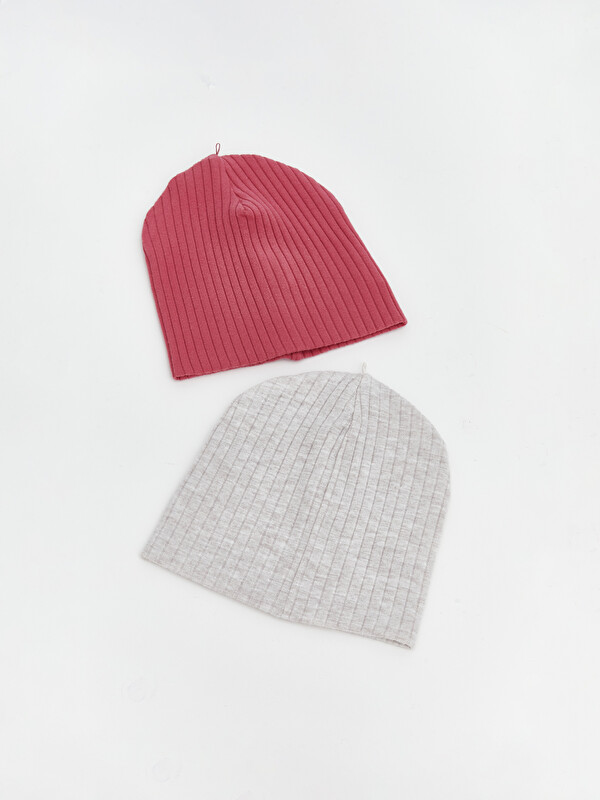 LCW ACCESSORIES Basic Kız Bebek Bere 2'li