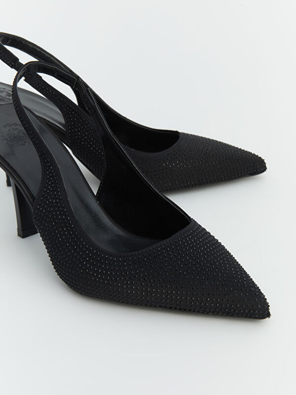 Lcw Steps Siyah Lcw Steps Sivri Burun Kadın Topuklu Ayakkabı