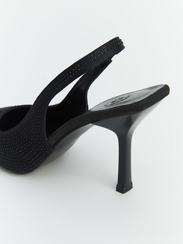 Lcw Steps Siyah Lcw Steps Sivri Burun Kadın Topuklu Ayakkabı