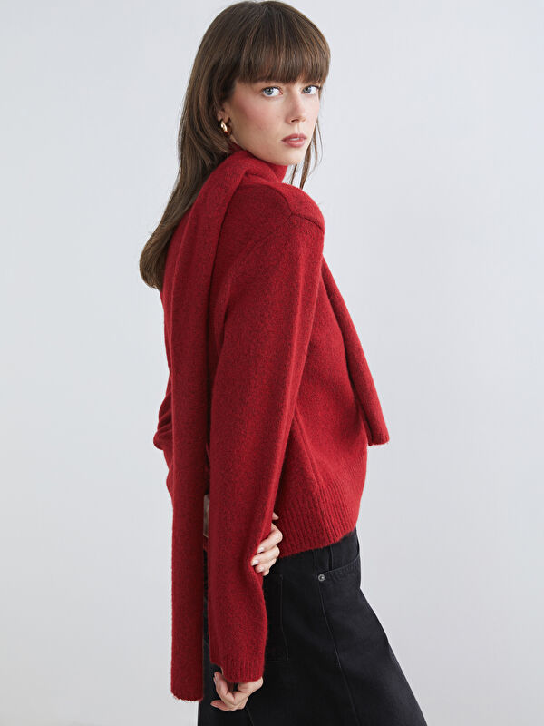 LCW Vision Shawl Collar Women's Knitwear Sweater