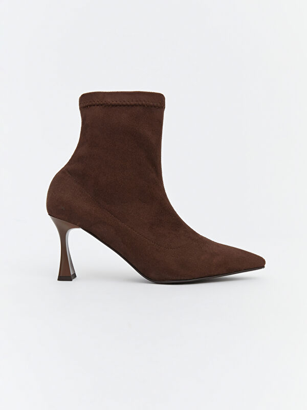 Fermuarlı Kadın Topuklu Bot - Görsel 3