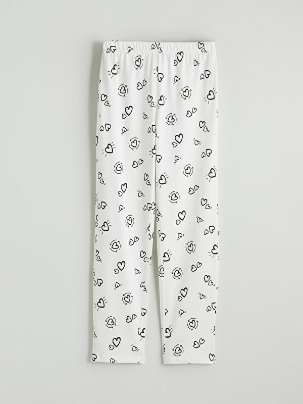 LCW Kids Beli Lastikli Kız Çocuk Pijama Alt