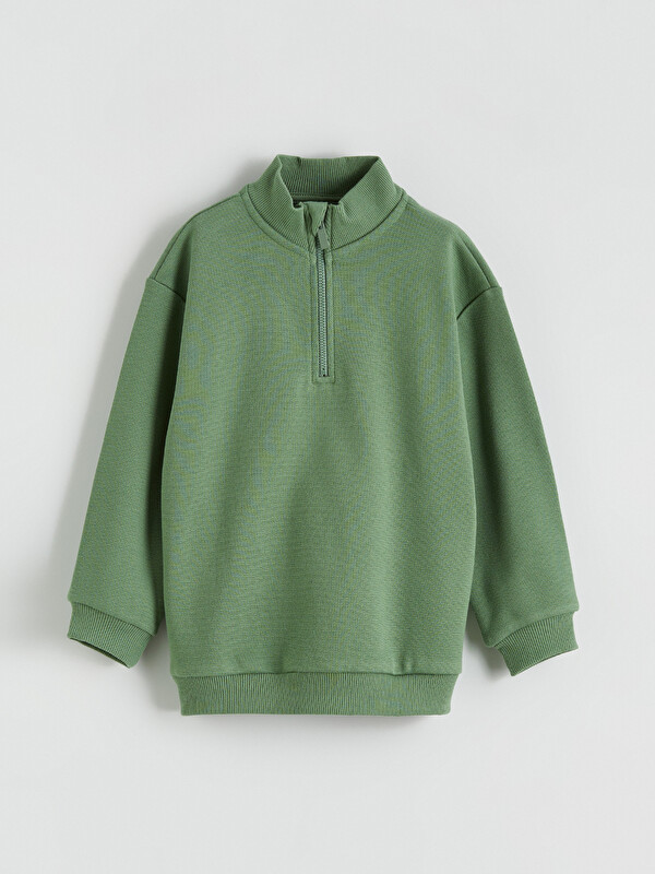 LCW Kids Funnel Neck Boys' Sweatshirt