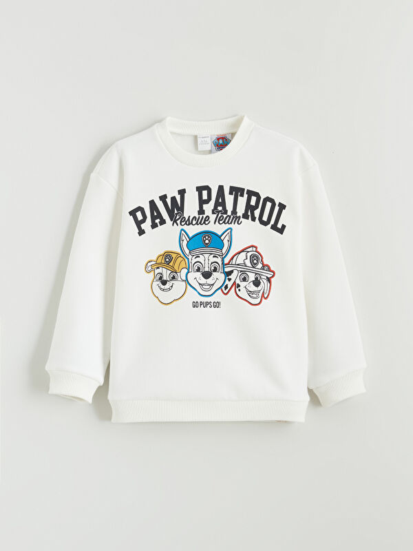 LCW Kids Paw Patrol Baskılı Erkek Çocuk Kalın Sweatshirt