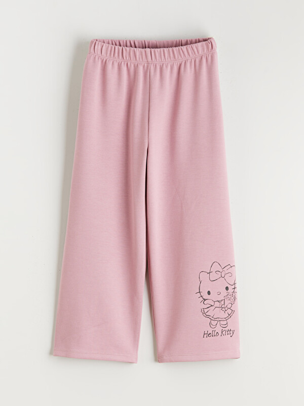 LCW Kids Hello Kitty Baskılı Kız Çocuk Eşofman Alt