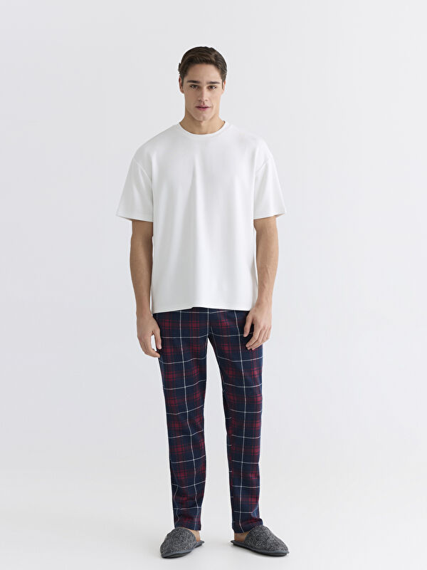 LC WAIKIKI Standart Kalıp Ekose Erkek Pijama Alt
