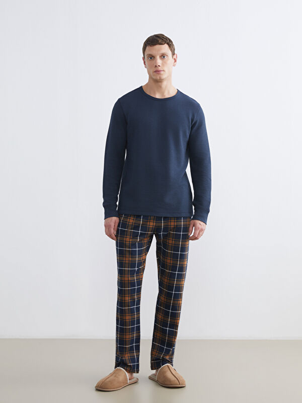 LC WAIKIKI Standart Kalıp Ekose Erkek Pijama Alt