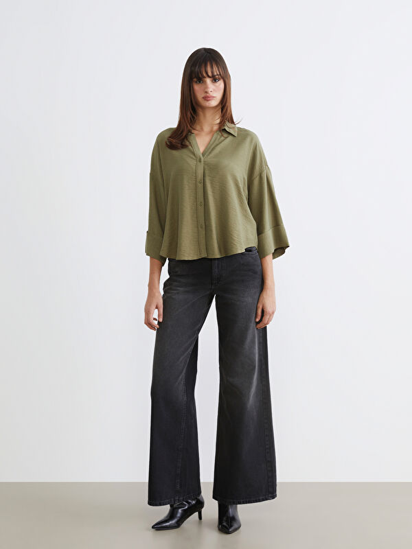 LCW Jeans Wideleg Kadın Jean Pantolon
