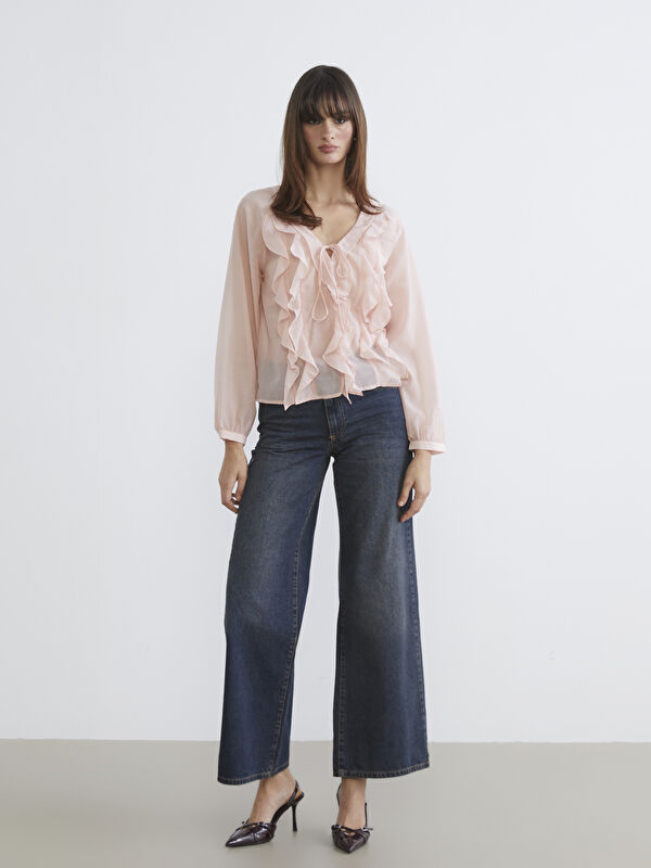 LCW Jeans Wideleg Kadın Jean Pantolon