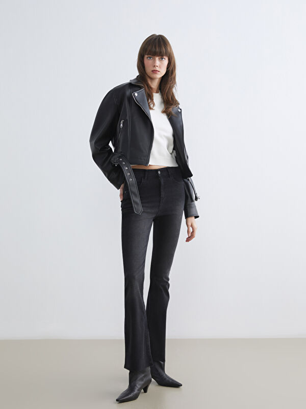 LCW Jeans Mars Flare Kadın Jean Pantolon