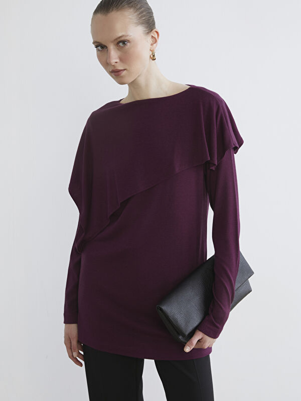 LCW EVERYDAY Bisiklet Yaka Oversize Kadın Tunik