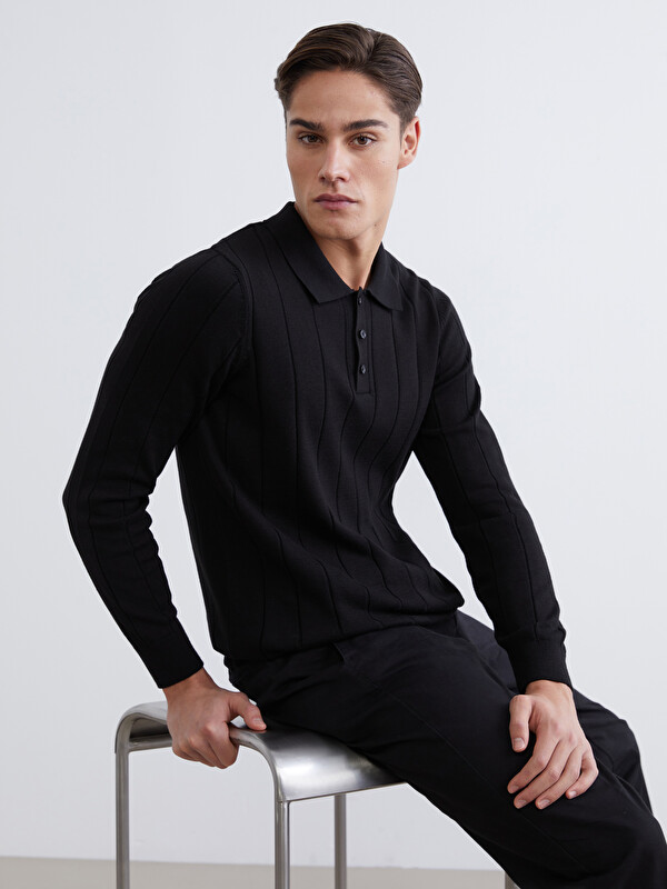 SOUTHBLUE Polo Yaka Erkek Triko Kazak