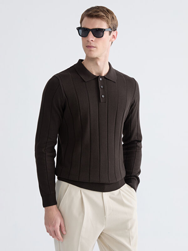 SOUTHBLUE Polo Yaka Erkek Triko Kazak
