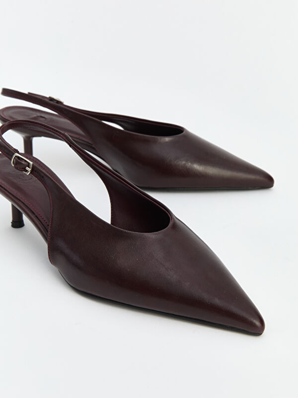 Sivri Burun Kadın Topuklu Ayakkabı - Görsel 4