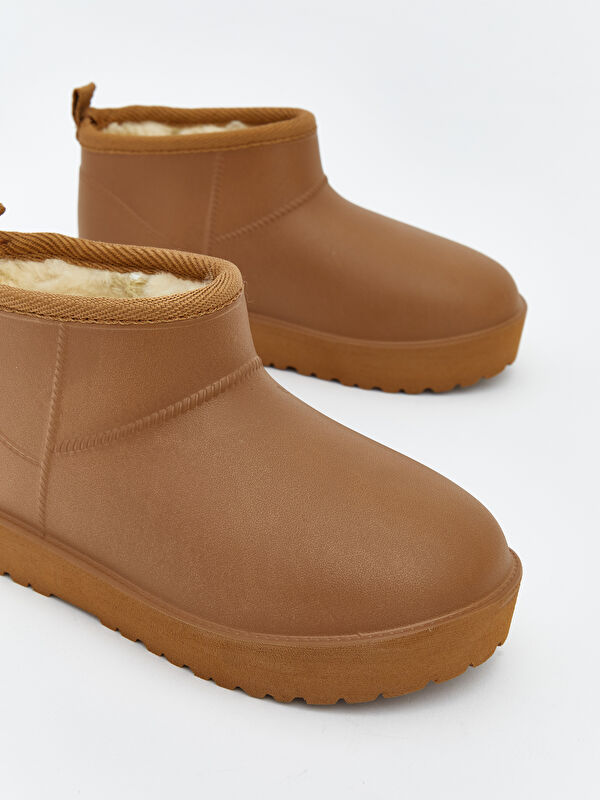 Süet Görünümlü Kız Çocuk Bot - Görsel 4