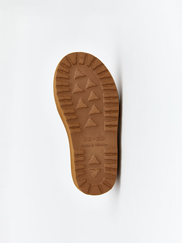 Süet Görünümlü Kız Çocuk Bot - Görsel 5