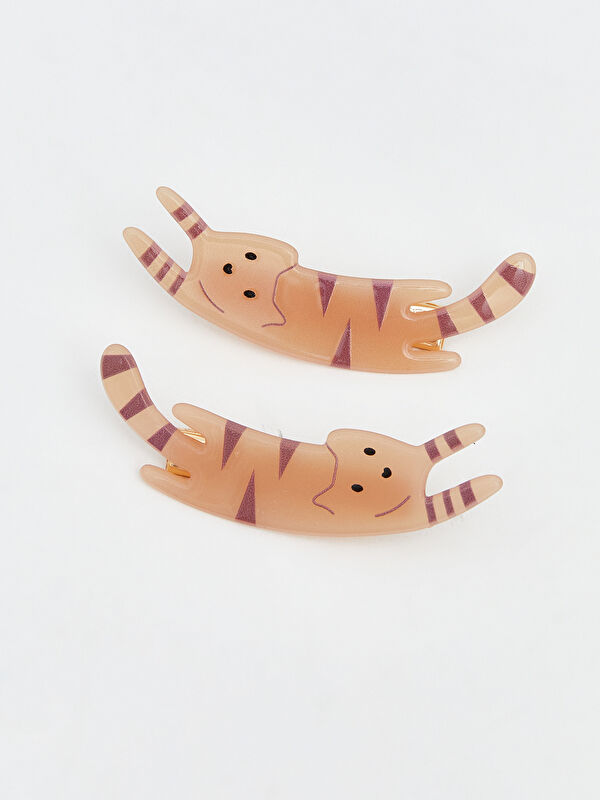 LCW JOY Animal Figured Girls' Hair Clip Set 2 Pack