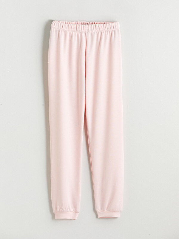 LCW Kids Beli Lastikli Kız Çocuk Pijama Alt