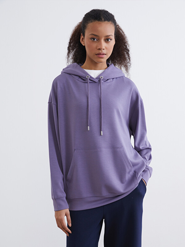 KOOR SPORT Kanguru Cepli Kadın Hoodie