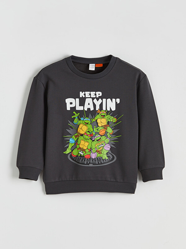 LCW Kids Baskılı Erkek Çocuk Sweatshirt