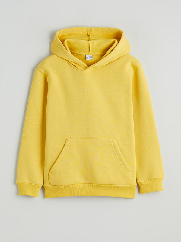 LCW Kids Kapüşonlu Erkek Çocuk Kalın Sweatshirt