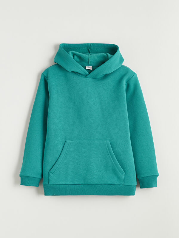 LCW Kids Kapüşonlu Erkek Çocuk Kalın Sweatshirt
