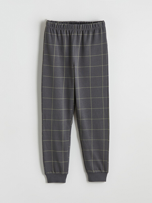 LCW Kids Beli Lastikli Ekose Erkek Çocuk Pijama Alt
