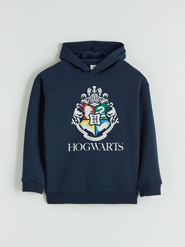 LCW Kids Harry Potter Baskılı Erkek Çocuk Kalın Sweatshirt