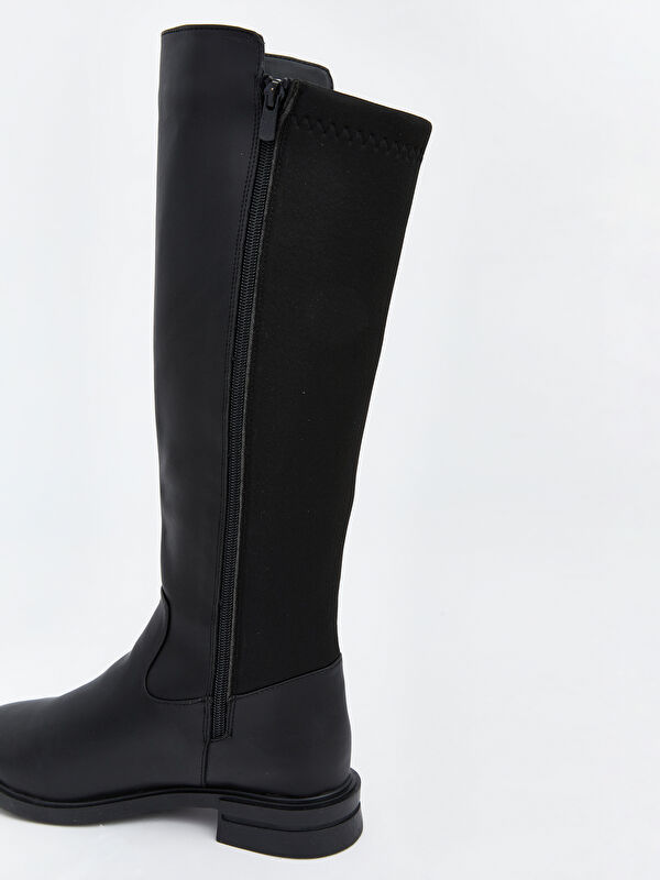 Lcw Steps Kahverengi Lcw Steps Deri Görünümlü Kadın Çizme