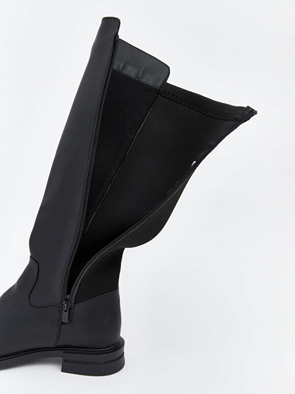 Lcw Steps Kahverengi Lcw Steps Deri Görünümlü Kadın Çizme