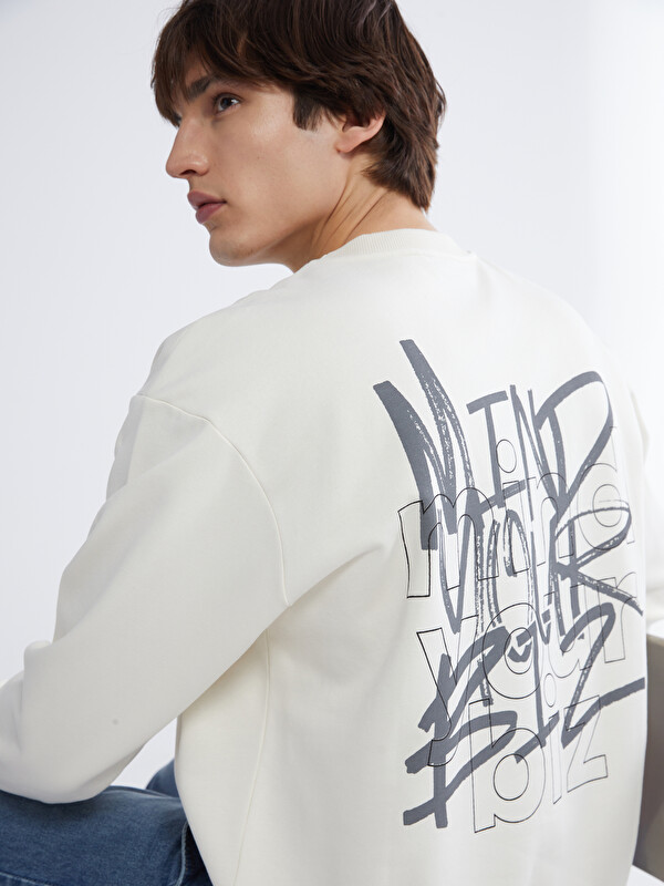 XSIDE Crew Neck Printed Men's Sweatshirt