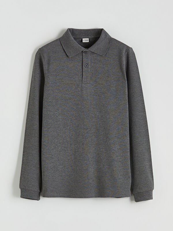 LCW Kids Polo Yaka Basic Erkek Çocuk Tişört