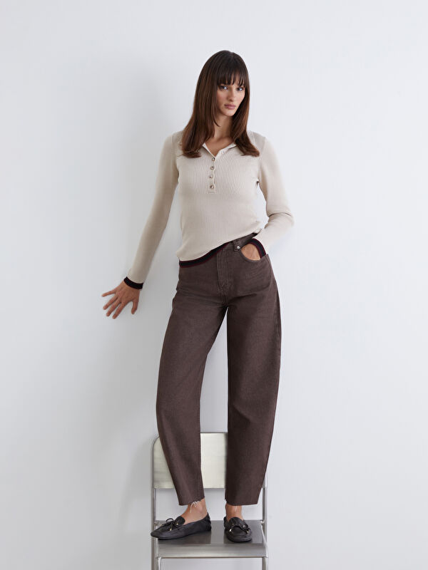 Soulife Balloon Fit Kadın Jean Pantolon