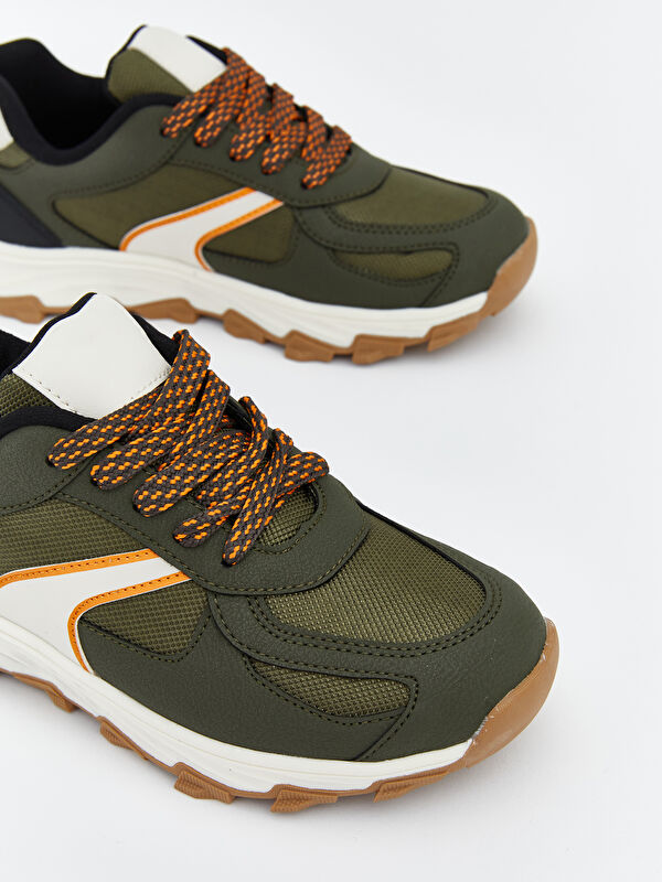 Renk Bloklu Erkek Çocuk Spor Ayakkabı - Görsel 4