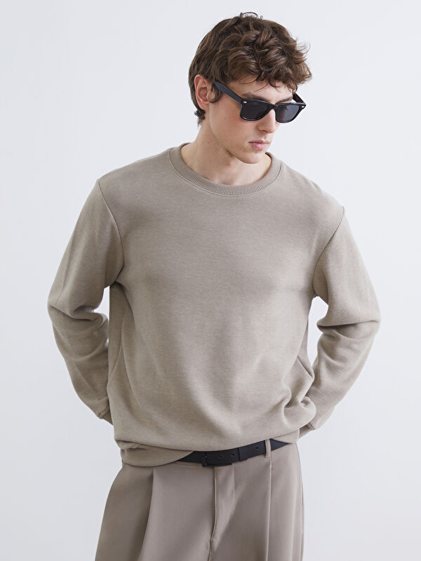 SOUTHBLUE Bisiklet Yaka Erkek Sweatshirt