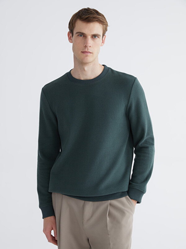 SOUTHBLUE Bisiklet Yaka Erkek Sweatshirt
