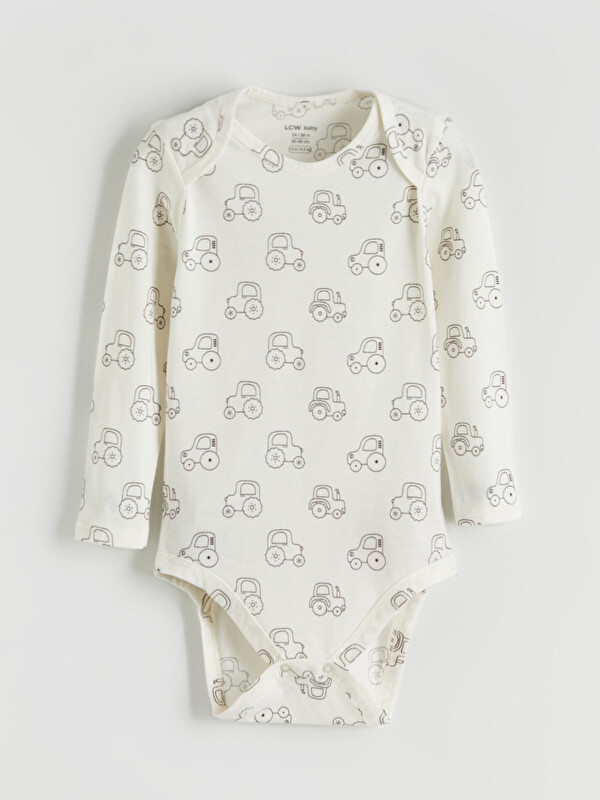 LCW baby Baskılı Erkek Bebek Çıtçıtlı Body